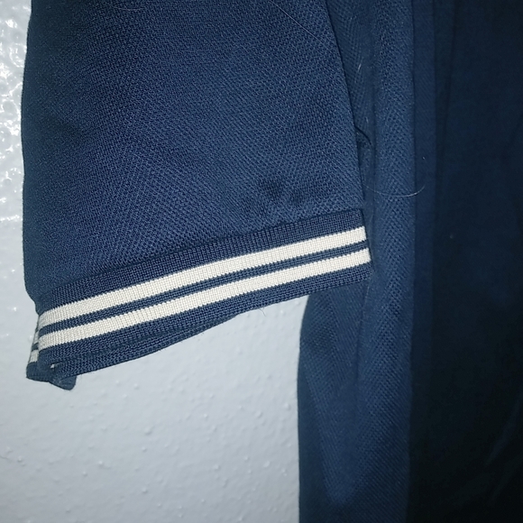 Amerigo Vespucci L Mens Italian Cotton Navy Polo Sport Sailing Shirt - Picture 4 of 11